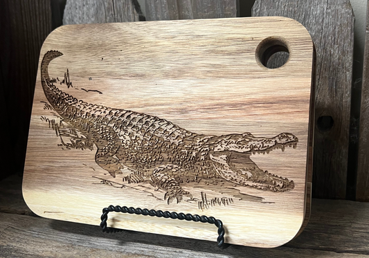 Alligator Decorative Small Cutting Board